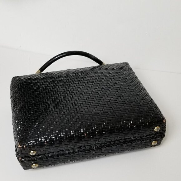 Rodo Italy Wicker Hand Woven Classic Jackie O Styl - Picture 6 of 8